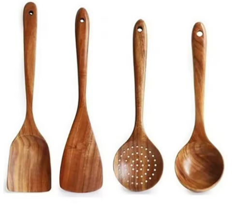 Elevate Your Cooking Experience with Our Premium Wood Utensil Set!