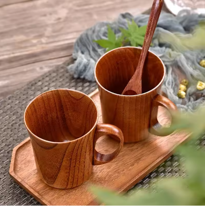 Discover Our Eco-Friendly Wooden Mugs - Natural Elegance at Your Fingertips!