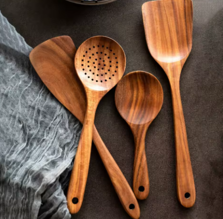 Elevate Your Cooking Experience with Our Premium Wood Utensil Set!